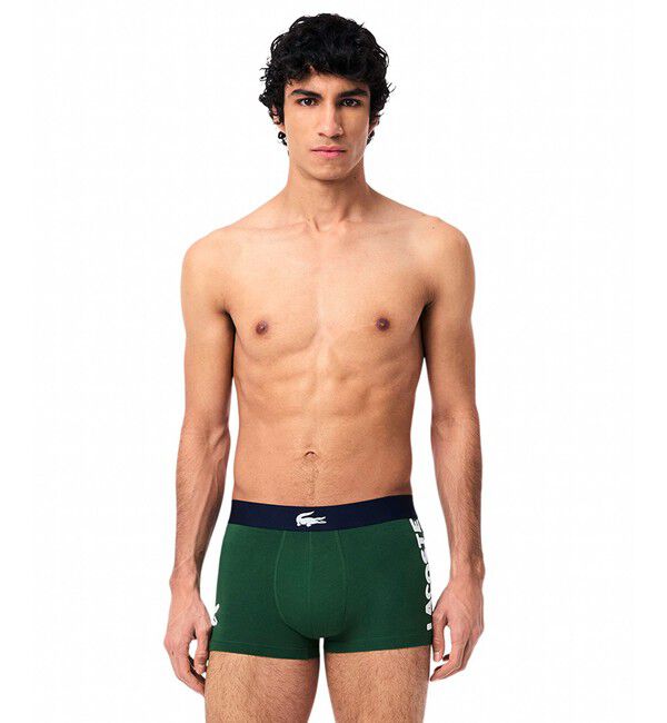 LACOSTE「３パックストレッチコットントランクボクサーショーツ / ボクサーパンツ」|インナー|