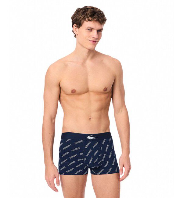 LACOSTE「３パックロゴプリントストレッチコットンボクサートランクショーツ / ボクサーパンツ」|インナー|