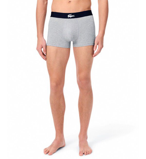 LACOSTE「３パックロゴプリントストレッチコットンボクサートランクショーツ / ボクサーパンツ」|インナー|