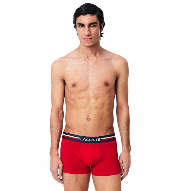 LACOSTE「３パックストレッチコットントランクボクサーショーツ / ボクサーパンツ」|インナー|