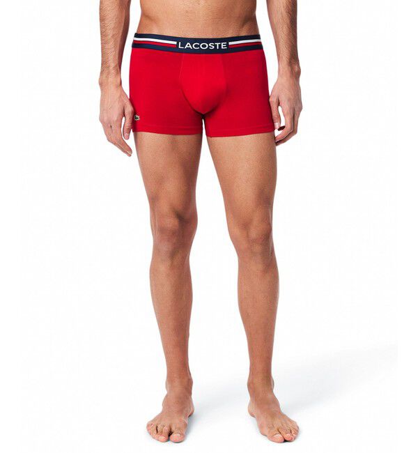 LACOSTE「３パックストレッチコットントランクボクサーショーツ / ボクサーパンツ」|インナー|