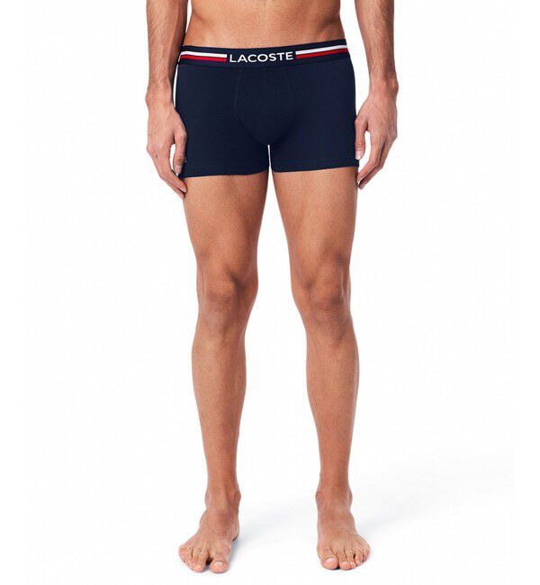 LACOSTE「３パックストレッチコットントランクボクサーショーツ / ボクサーパンツ」|インナー|