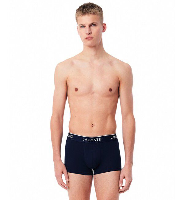 LACOSTE「３パックストレッチコットントランクボクサーショーツ / ボクサーパンツ」|インナー|