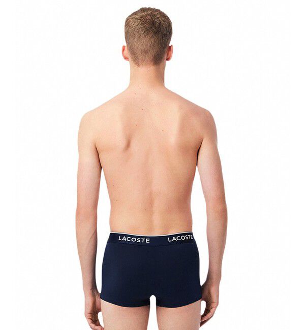 LACOSTE「３パックストレッチコットントランクボクサーショーツ / ボクサーパンツ」|インナー|