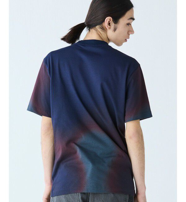 LACOSTE「オンブレテキスタイルクルーネック半袖Tシャツ」|Tシャツ・カットソー|