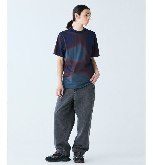 LACOSTE「オンブレテキスタイルクルーネック半袖Tシャツ」|Tシャツ・カットソー|