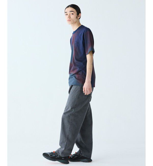 LACOSTE「オンブレテキスタイルクルーネック半袖Tシャツ」|Tシャツ・カットソー|