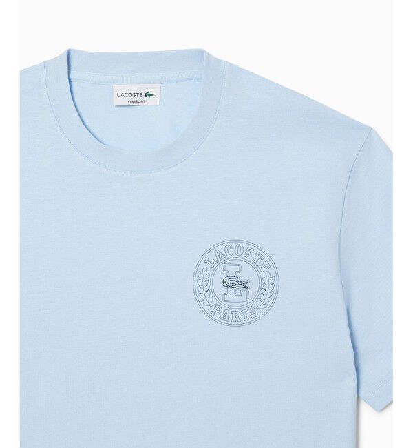 LACOSTE「ローレルサークルグラフィック半袖Tシャツ」|Tシャツ・カットソー|