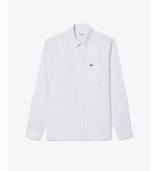 LACOSTE「リネンストライプシャツ」|シャツ・ブラウス|