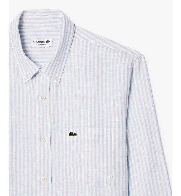 LACOSTE「リネンストライプシャツ」|シャツ・ブラウス|