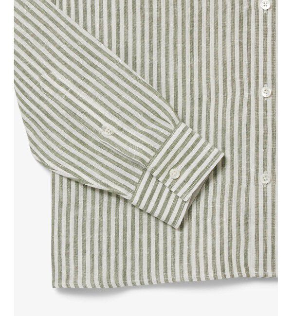 LACOSTE「リネンストライプシャツ」|シャツ・ブラウス|