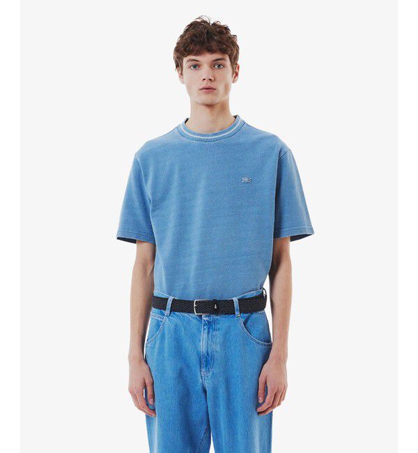 LACOSTE「ヘザーカラーストレッチメッシュベルト」|ベルト|