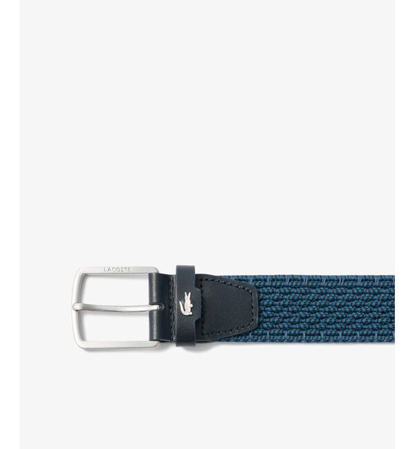 LACOSTE「ヘザーカラーストレッチメッシュベルト」|ベルト|