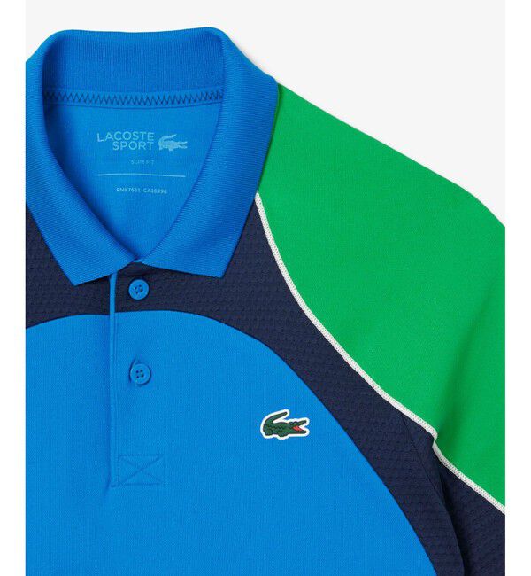 LACOSTE「配色パネルテニスポロシャツ」|ポロシャツ|