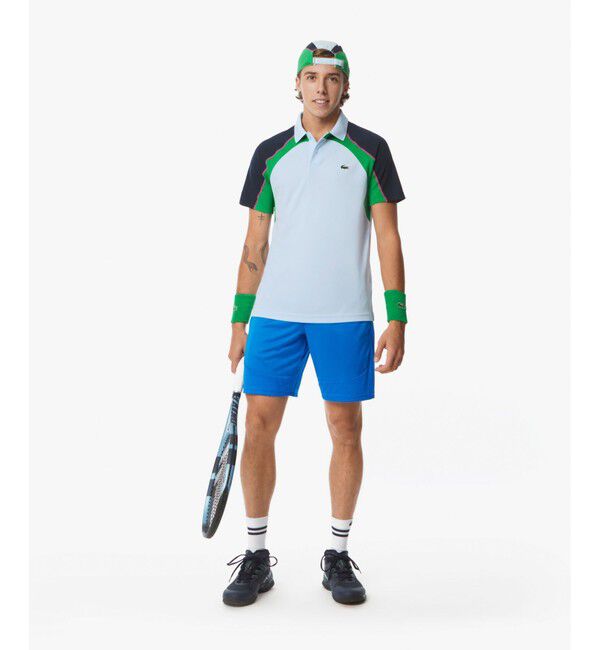 LACOSTE「配色パネルテニスポロシャツ」|ポロシャツ|