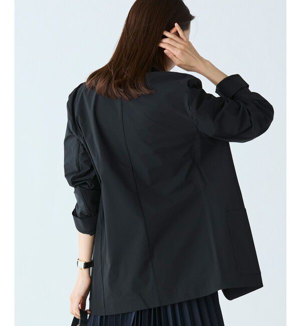 LACOSTE「撥水 ストレッチタフタ テクニカルテーラードジャケット」|テーラードジャケット|