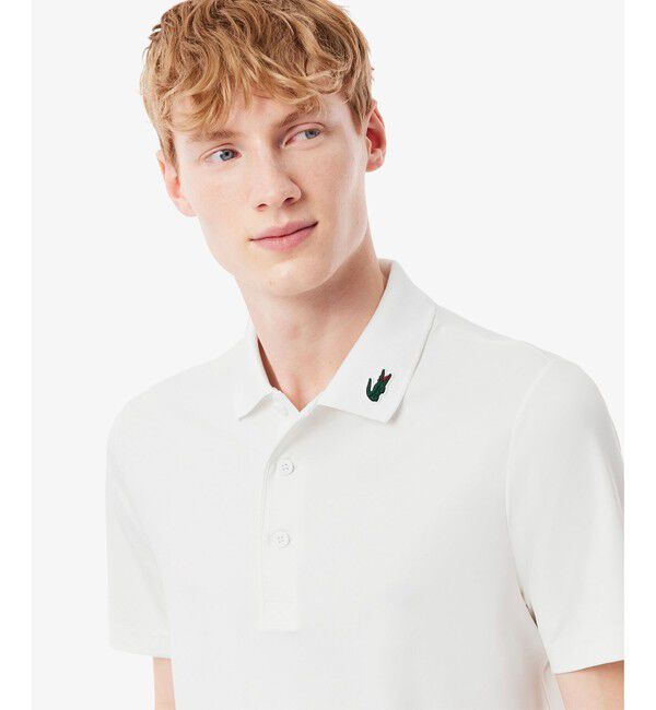 LACOSTE「カラーワニロゴパッチゴルフポロシャツ」|ポロシャツ|