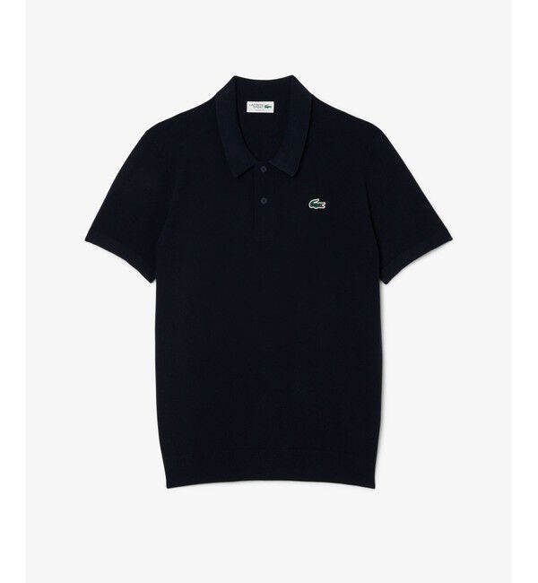 LACOSTE「レーヨン混 ワントーンゴルフポロニット」|ポロシャツ|