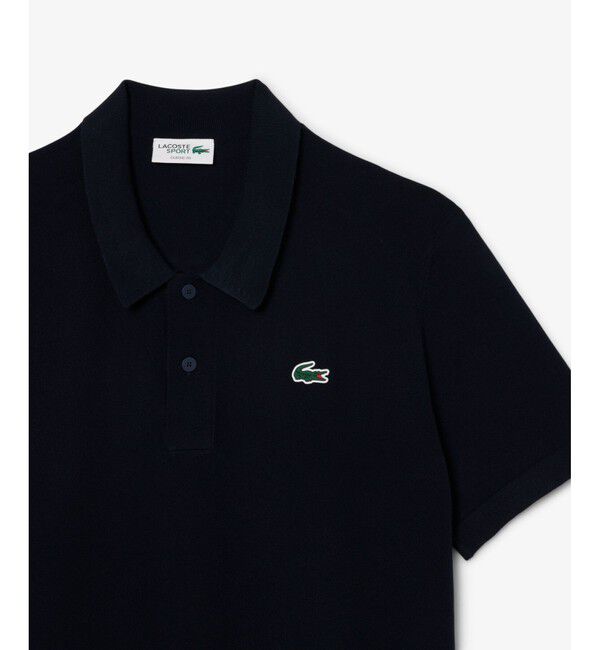 LACOSTE「レーヨン混 ワントーンゴルフポロニット」|ポロシャツ|
