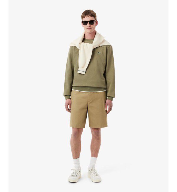 LACOSTE「エッセンシャルクルーネックスウェット」|スウェット・ジャージ|