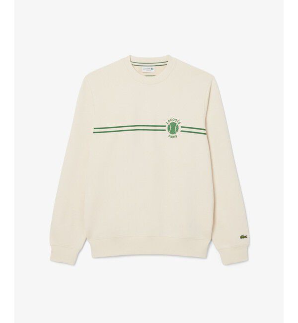 LACOSTE「ヘリテージテニスデザインクルーネックスウェット」|スウェット・ジャージ|