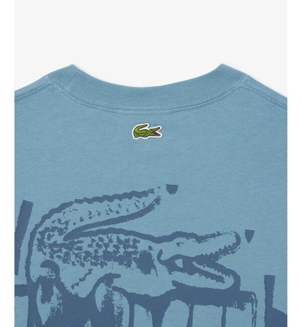 LACOSTE「ステンシルバックプリントTシャツ」|Tシャツ・カットソー|