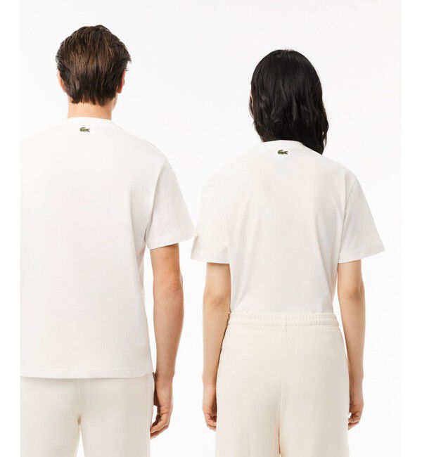 LACOSTE「スモールパリロゴクルーネックTシャツ」|Tシャツ・カットソー|