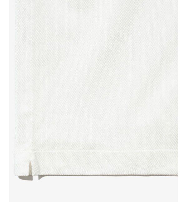 LACOSTE「スリーブネームパッチ 配色ライン鹿の子地ポロシャツ」|ポロシャツ|