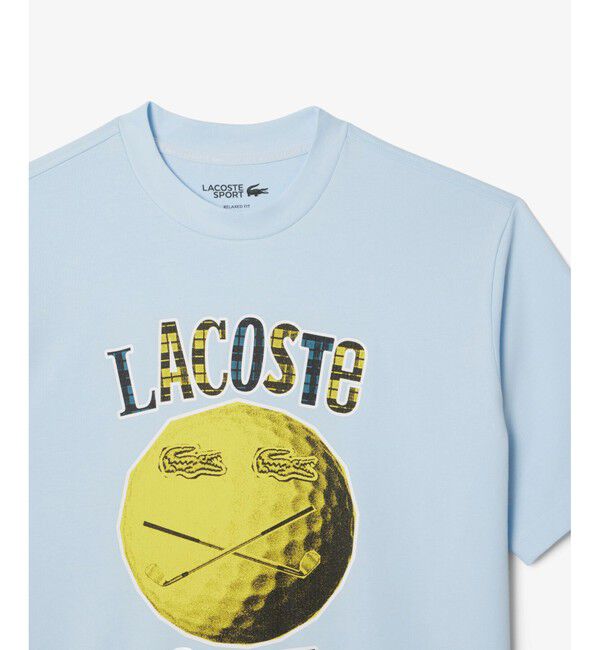 LACOSTE「スマイリーボールプリントゴルフTシャツ」|Tシャツ・カットソー|
