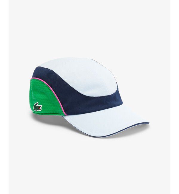 LACOSTE「配色パネルテニスキャップ」|キャップ・キャスケット|