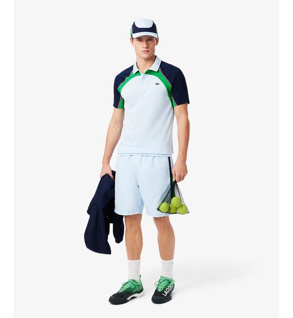 LACOSTE「配色パネルテニスキャップ」|キャップ・キャスケット|
