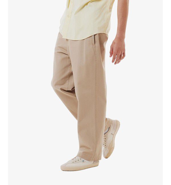 LACOSTE「イージーワイドチノパンツ / ワイドパンツ」|チノ|ベージュ