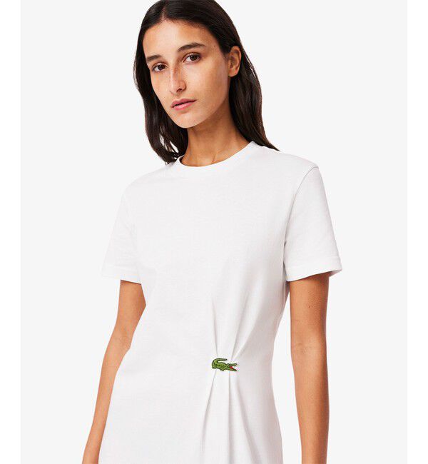 LACOSTE「ワニロゴプリーツTシャツドレス  /ワンピース」|ワンピース|