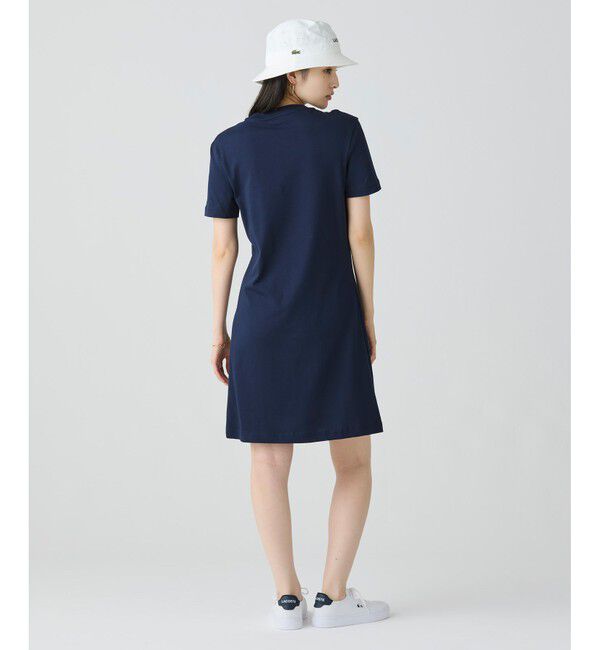 LACOSTE「ワニロゴプリーツTシャツドレス  /ワンピース」|ワンピース|