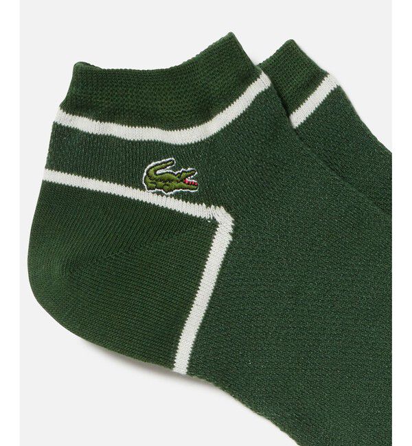 LACOSTE「鹿の子地アンクルソックス」|ソックス|