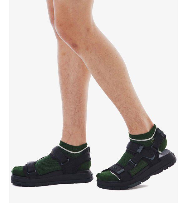 LACOSTE「鹿の子地アンクルソックス」|ソックス|