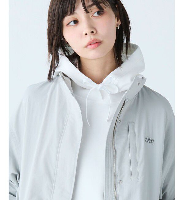 LACOSTE「撥水 ナイロンタフタ スタンドカラーユーティリティコート」|その他|