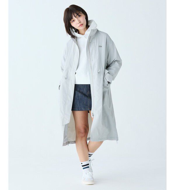 LACOSTE「撥水 ナイロンタフタ スタンドカラーユーティリティコート」|その他|