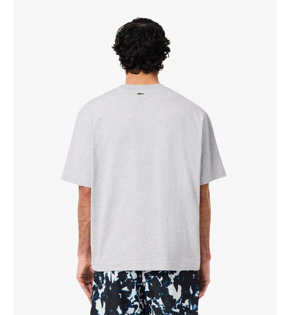 LACOSTE「テキスタイルパッチヘビーウェイトTシャツ」|Tシャツ・カットソー|
