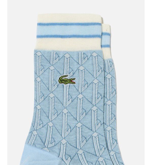 LACOSTE「モノグラムジャカードソックス」|ソックス|
