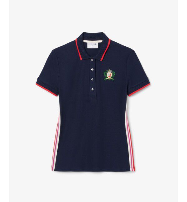 LACOSTE「サイドメッシュバンドポロシャツ」|ポロシャツ|