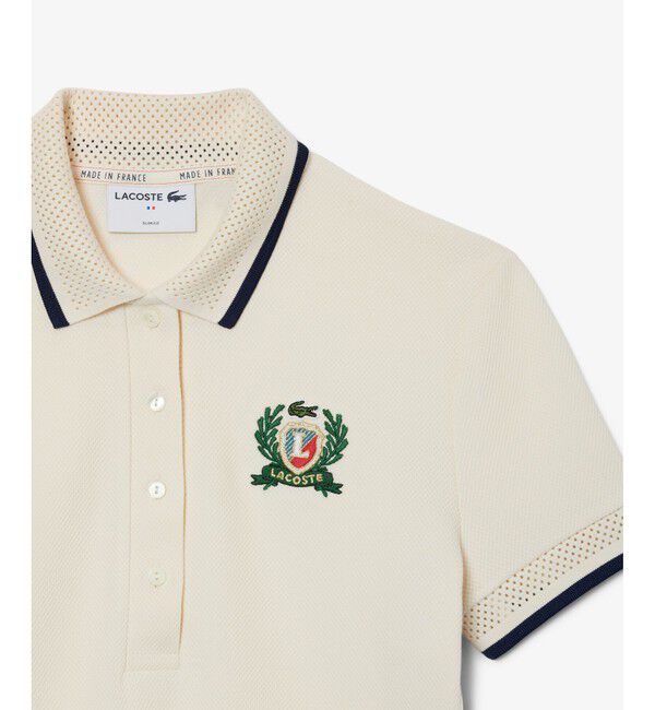 LACOSTE「サイドメッシュバンドポロシャツ」|ポロシャツ|