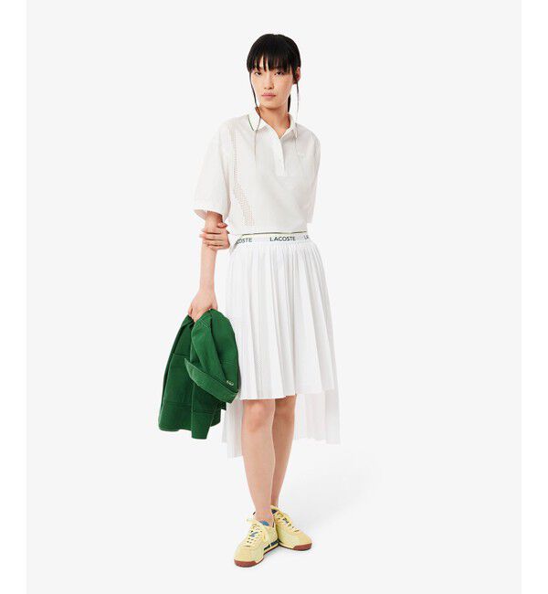LACOSTE「ハイローシルエットプリーツスカート」|スカート|