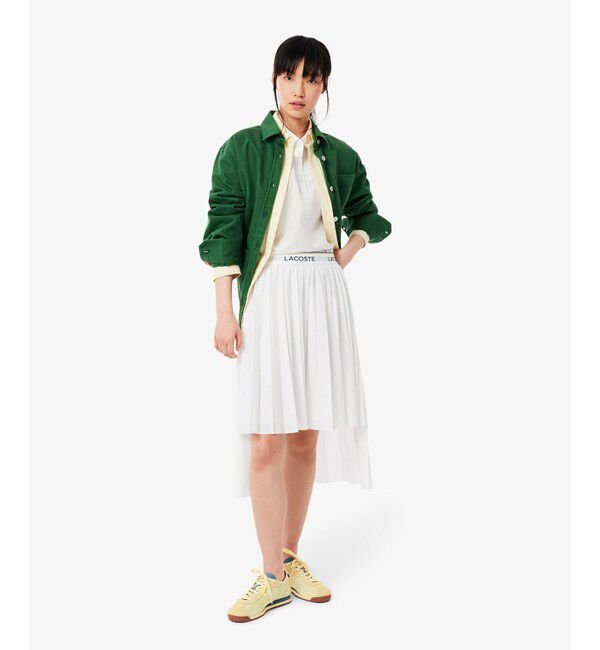LACOSTE「ハイローシルエットプリーツスカート」|スカート|