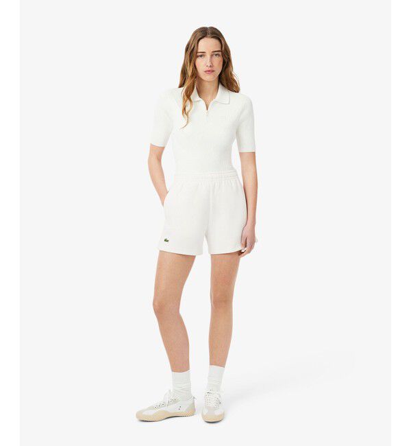 LACOSTE「ダブルフェイス鹿の子地ショートパンツ」|その他|