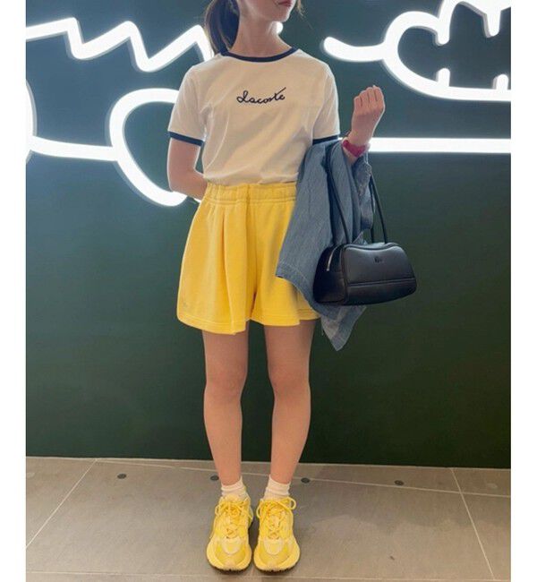 LACOSTE「プリーツスウェットショーツ」|その他|