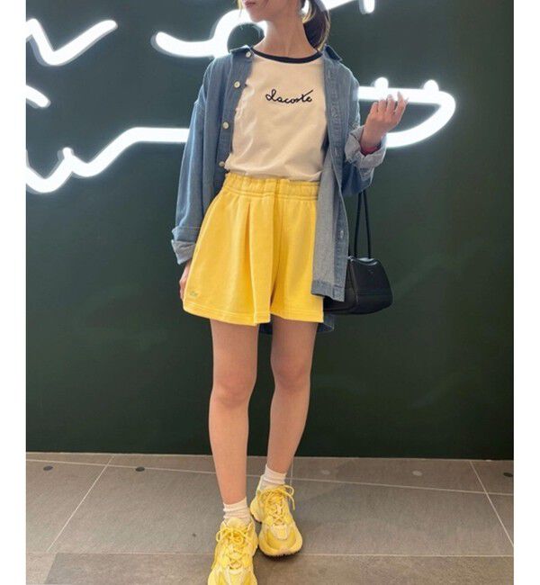 LACOSTE「プリーツスウェットショーツ」|その他|