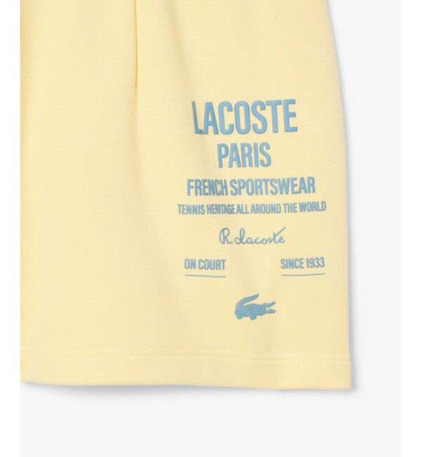 LACOSTE「プリーツスウェットショーツ」|その他|