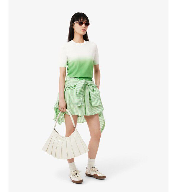 LACOSTE「グラデーションニットTシャツ」|ニット・セーター|