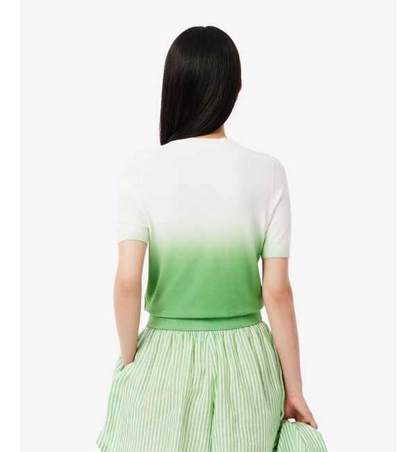 LACOSTE「グラデーションニットTシャツ」|ニット・セーター|